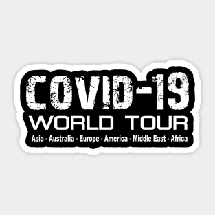 Covid-19 World tour 2 Sticker